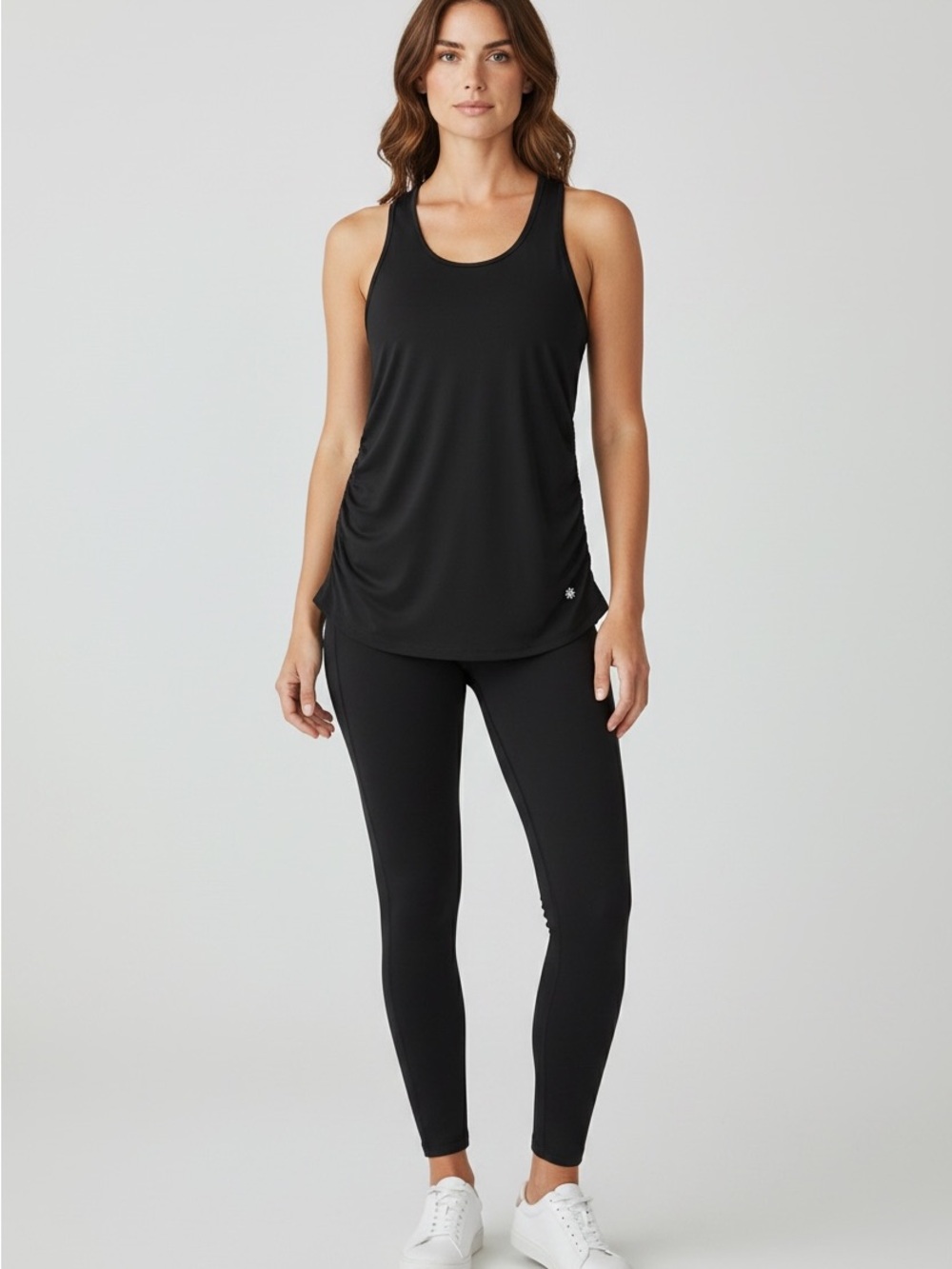 Athleta Black Racerback Performance Tank